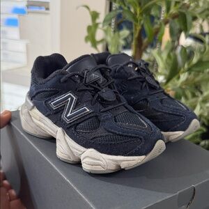 New Balance Kids' Dark Blue and Gray Sneakers